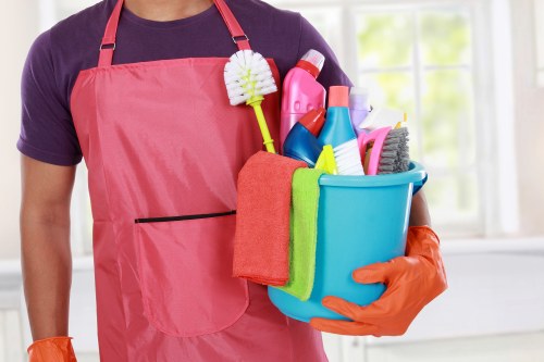 House clearance team working in a Bow residential property