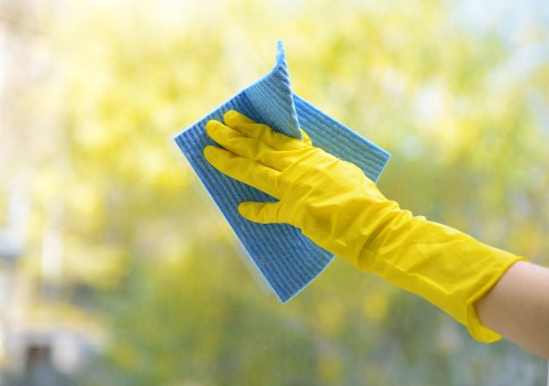 Commercial post-construction cleaning service in Bow