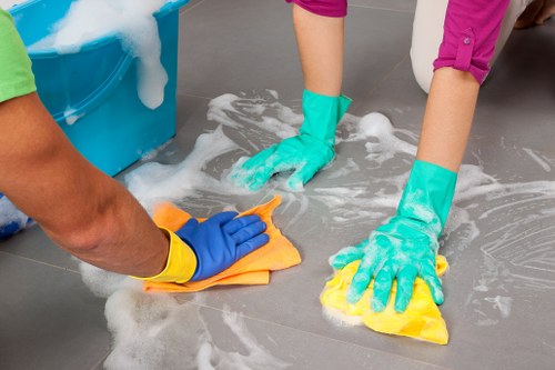 Carpet cleaning quote being prepared for a Bow flat