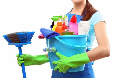 Freshly cleaned carpet improving the look of a bright room in Bow