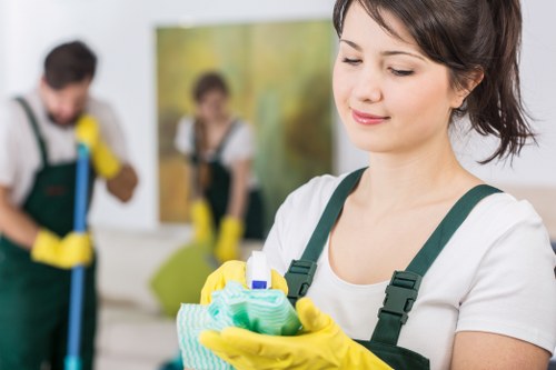 Local carpet cleaning service for a Bow flat with access considerations